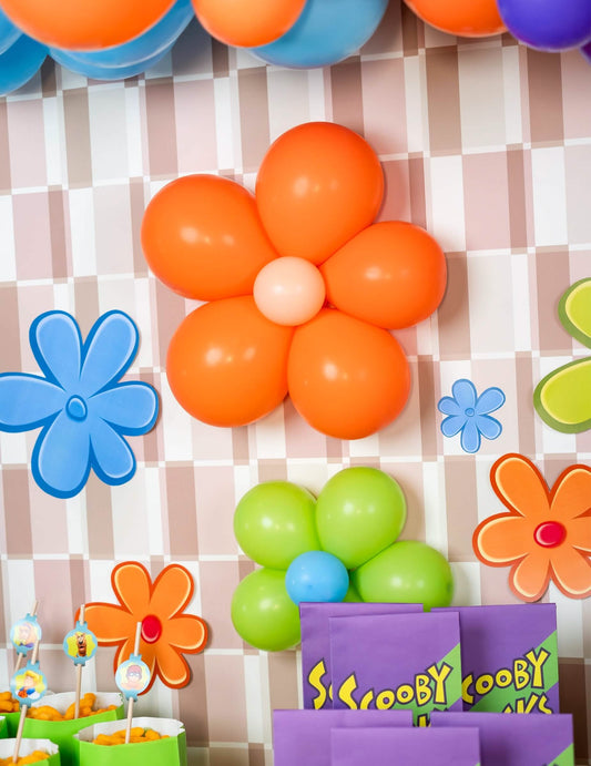 Composition en forme de fleur du ballon de baudruche pour décoration de fête