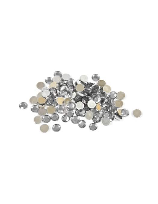 Confettis de table ronds pour fête argentés