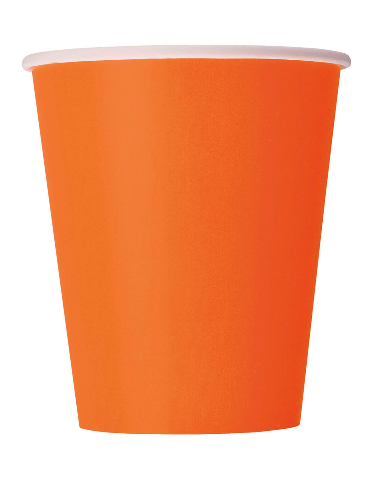 Gobelets en carton orange pour fête 266 ml