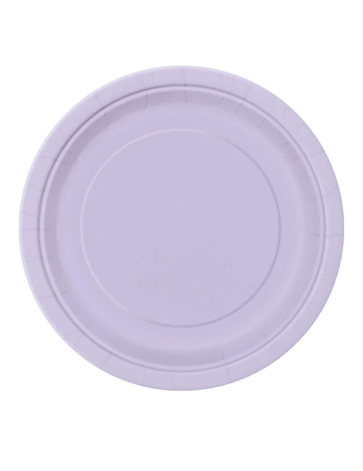 Assiettes en carton lavande pour table couleur lavande