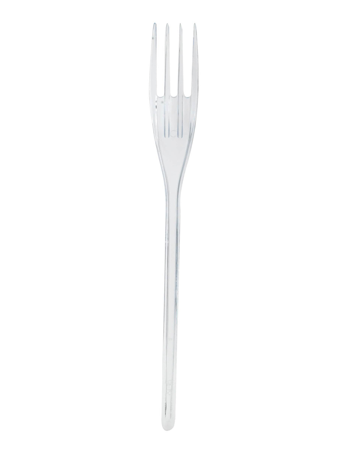 Fourchette pour décoration de table plastique transparent