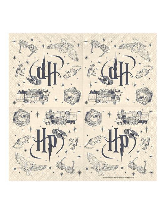 20 Harry Potter™ -lautasliinaa 33 x 33 cm