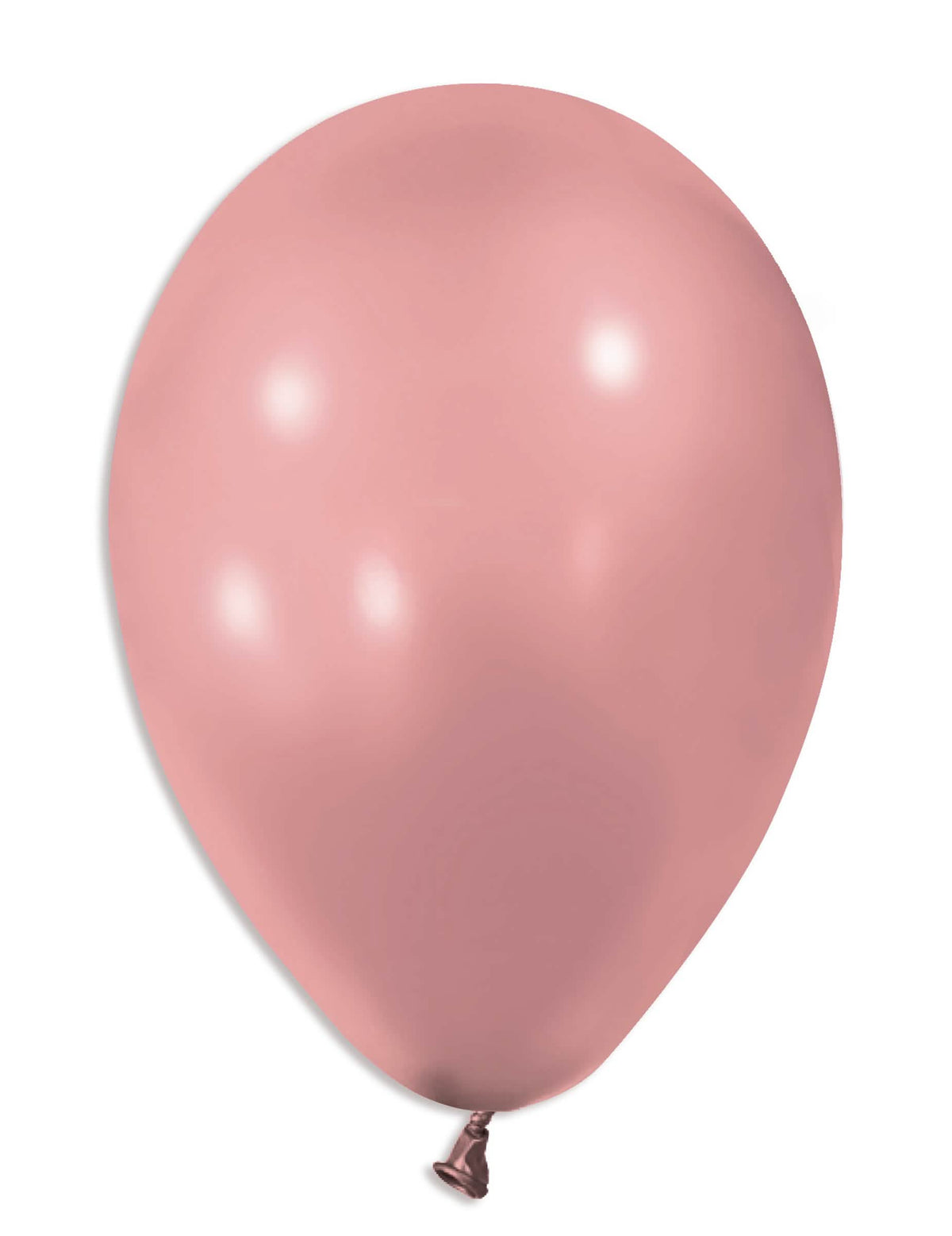 50 Ballons métallisés pour fête rose gold
