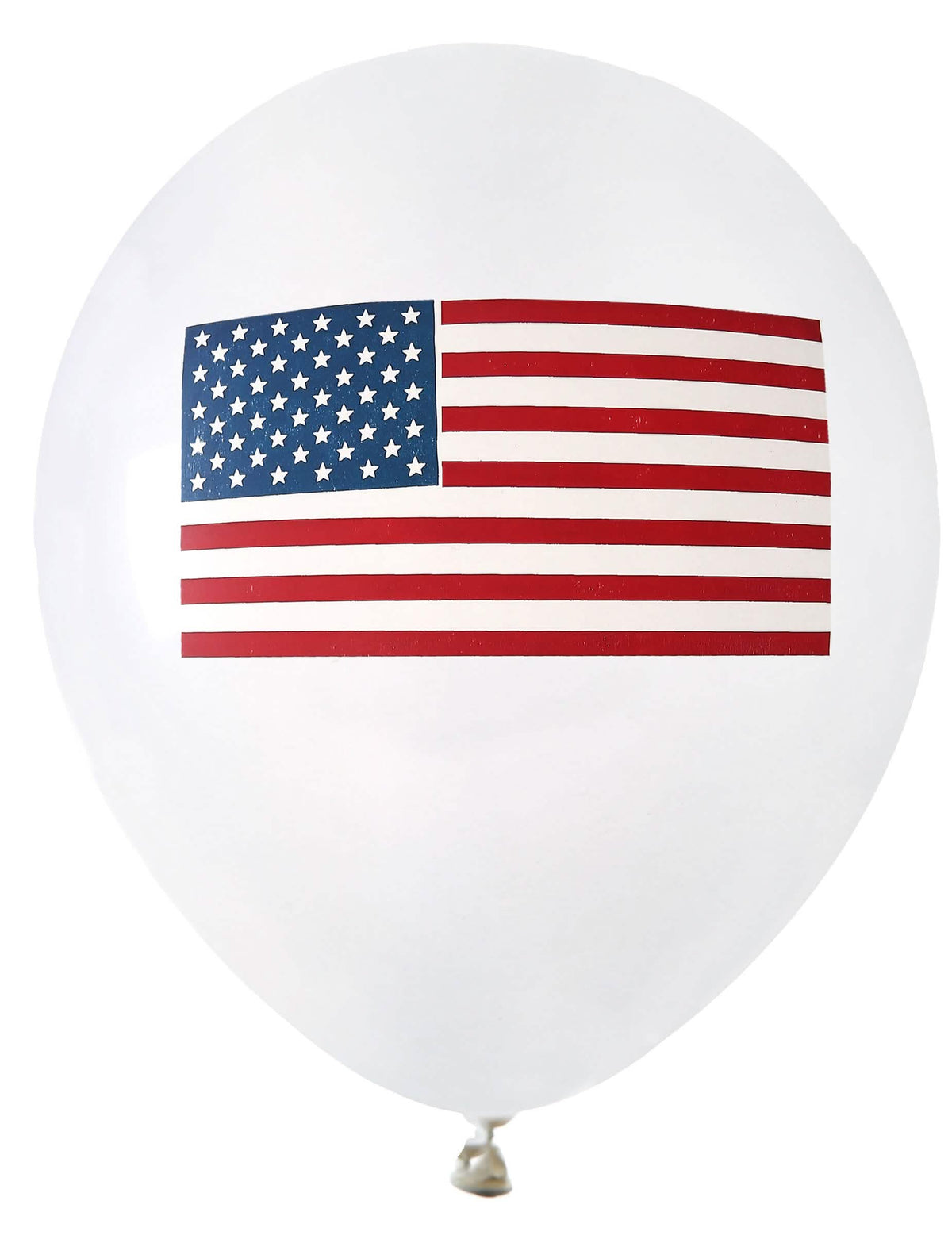 latex-ilmapallot usa valkoinen amerikkalaisella lipulla