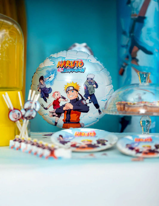 Pyöreä Naruto Shippuden™ -foliopallo 43 cm