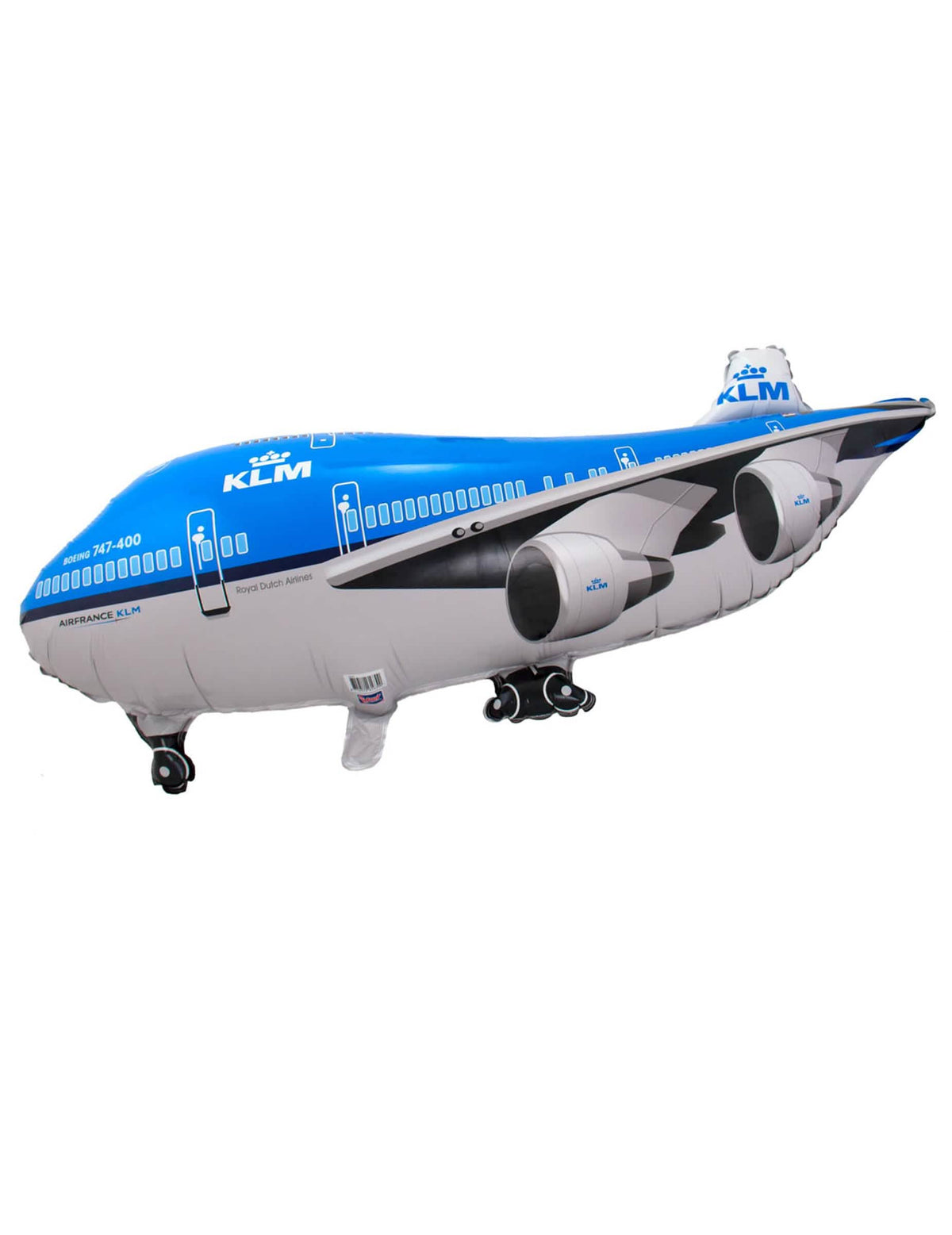 jättimäinen alumiininen lentokoneilmapallo juhliin sininen ja valkoinen KLM