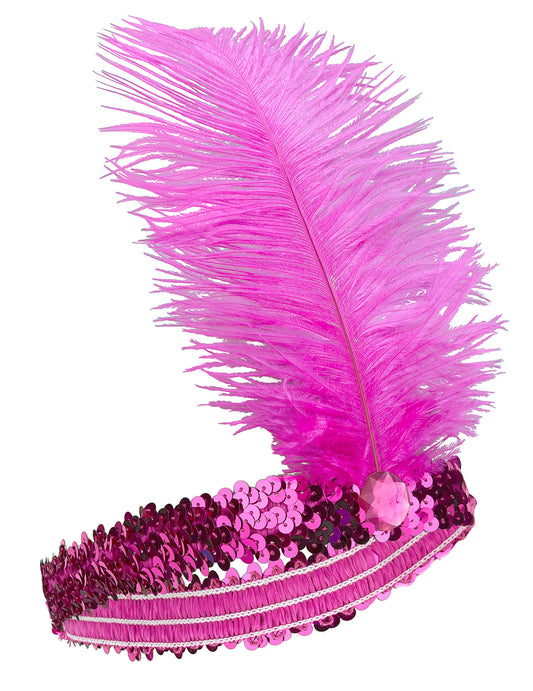 Pinkki hiuspanta