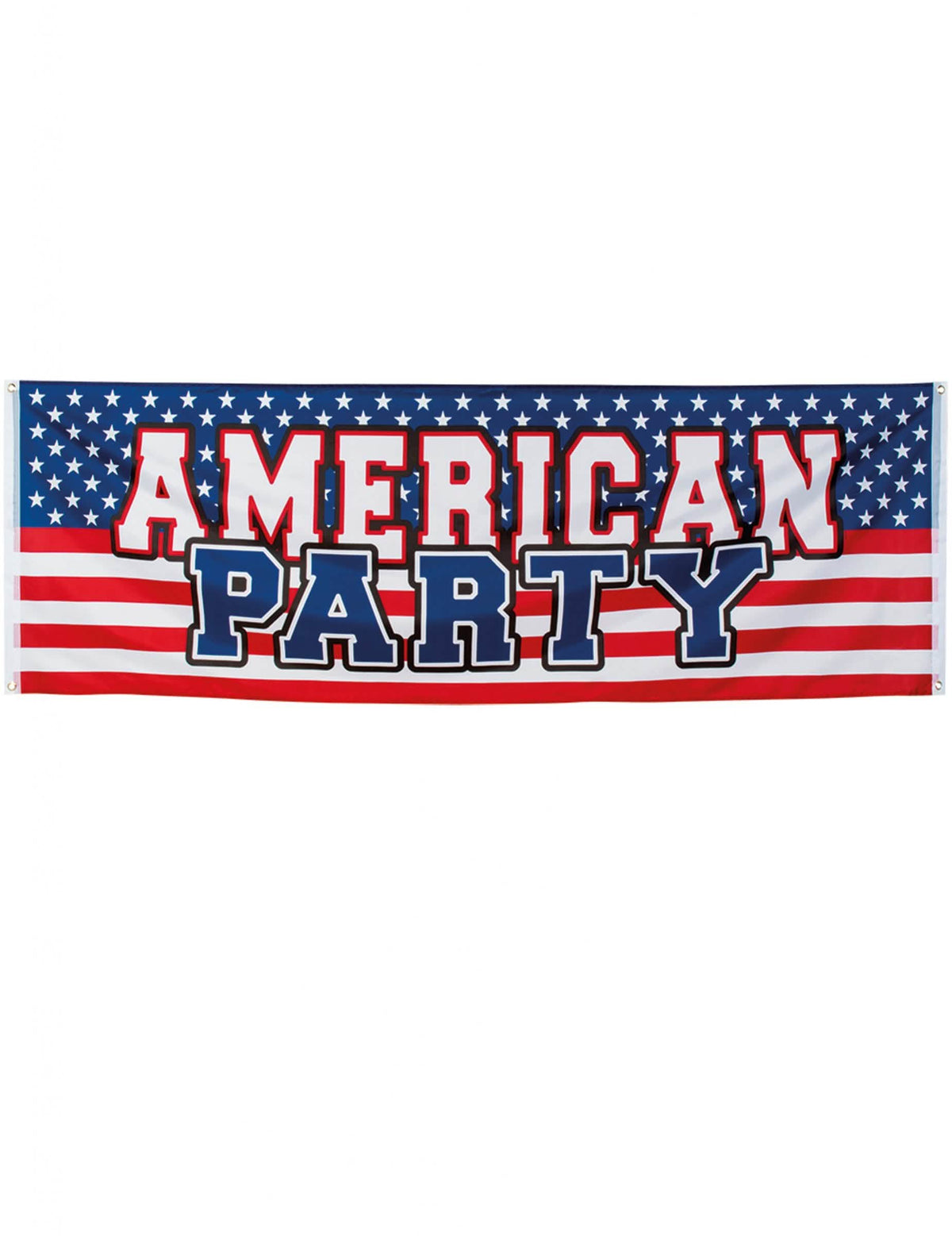 Bannière American Party juhliin sininen valkoinen punainen USA-lipun kuviolla