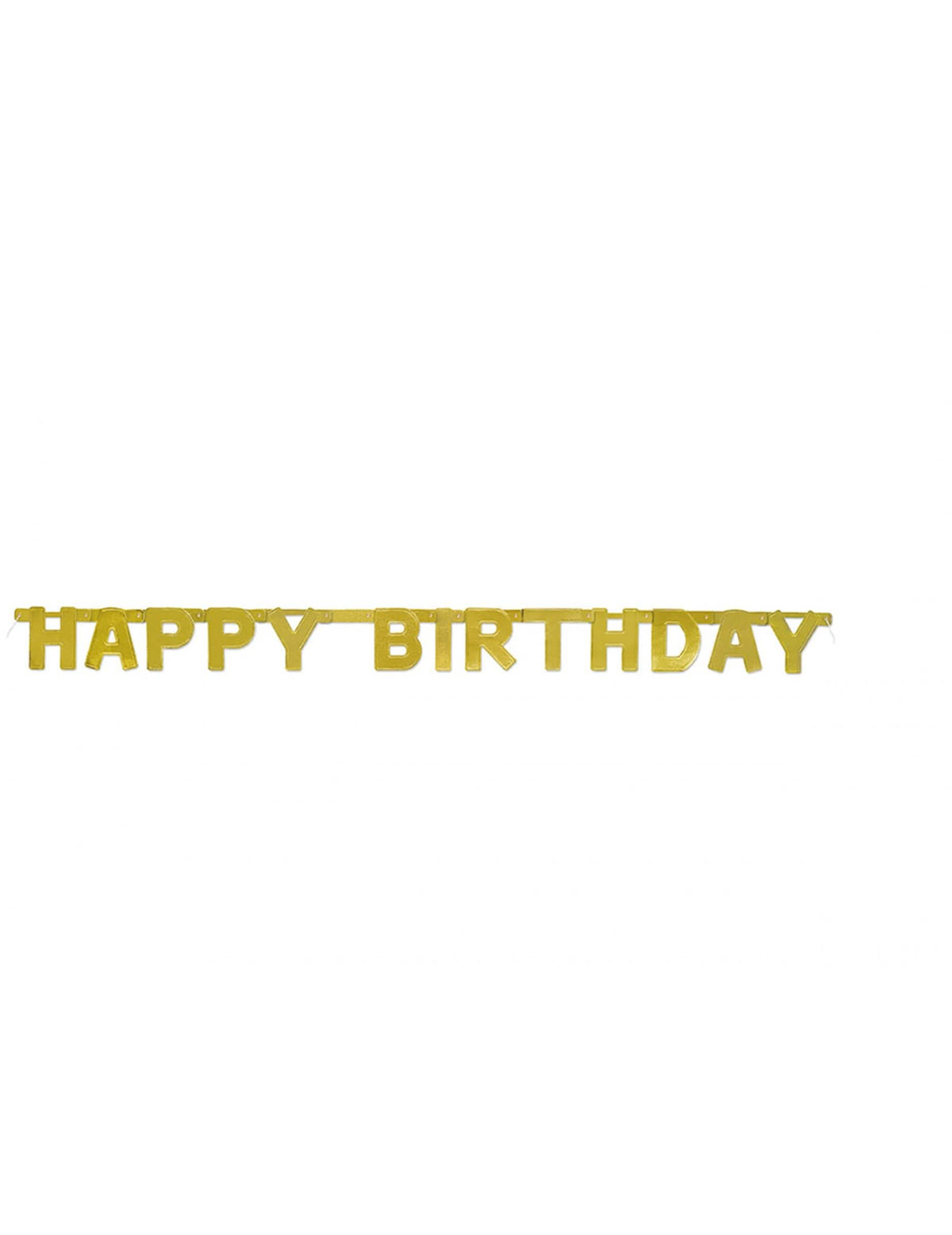 Liikuteltava Happy Birthday -köynnös kulta