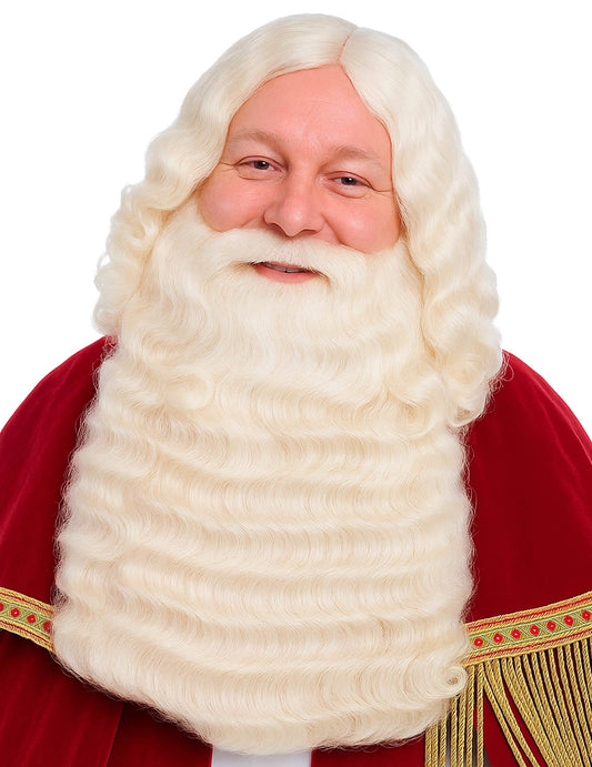 Vue de face de la Barbe Saint-Nicolas Luxe