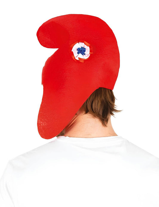Vue de dos du bonnet phrygien pour adulte