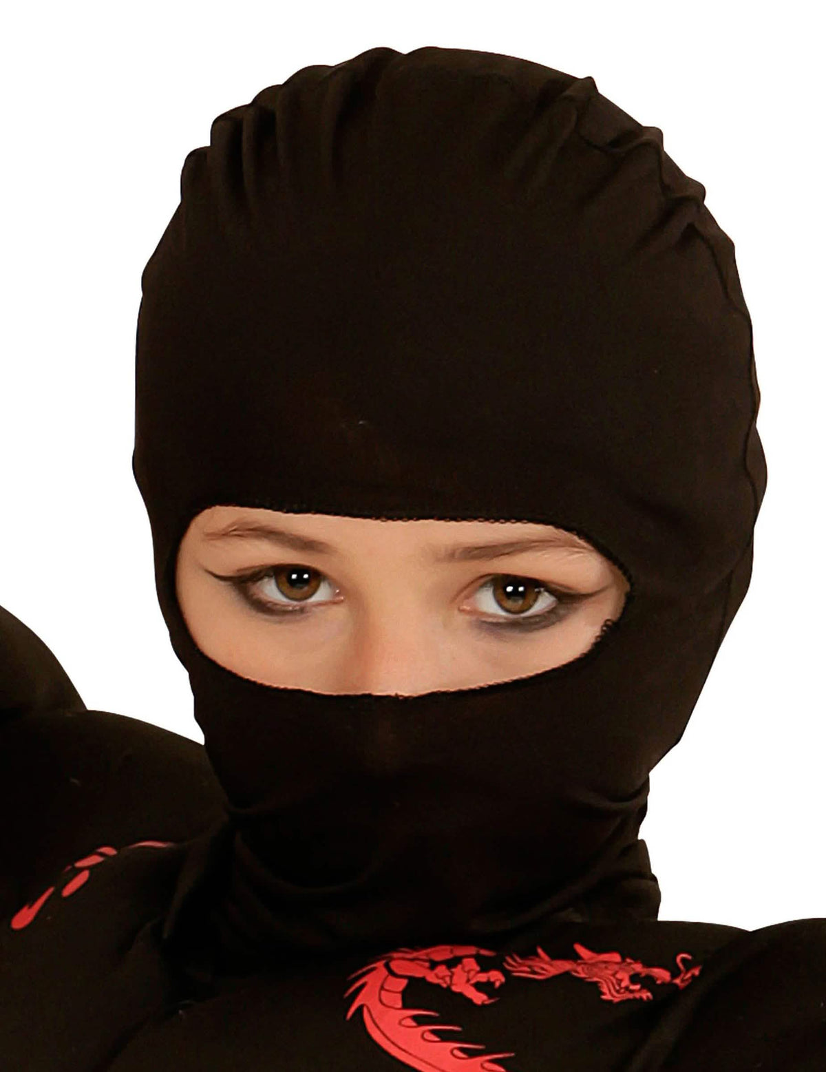 musta ninjat-lapset huppu