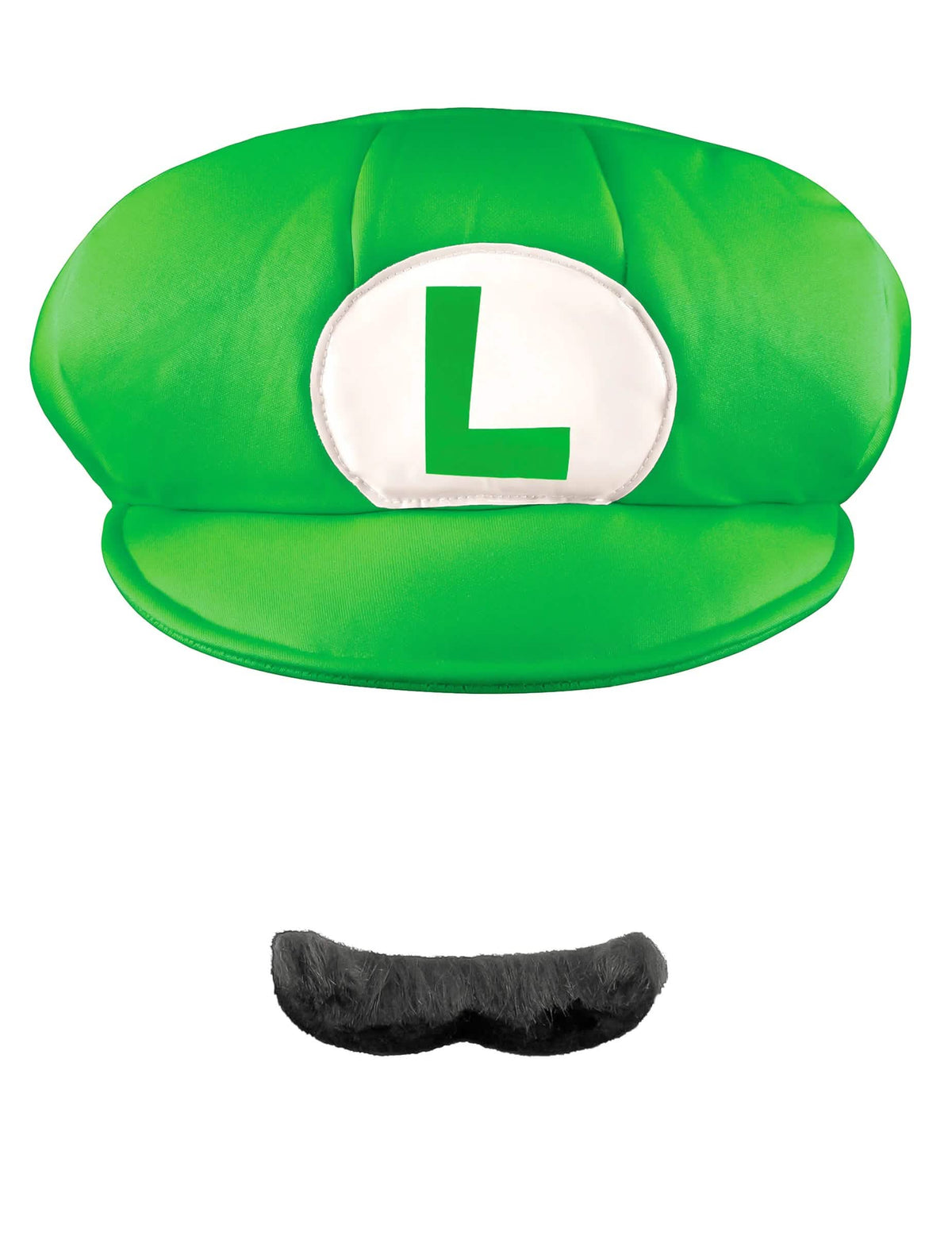 Luigi™-lakin ja viiksien etunäkymä
