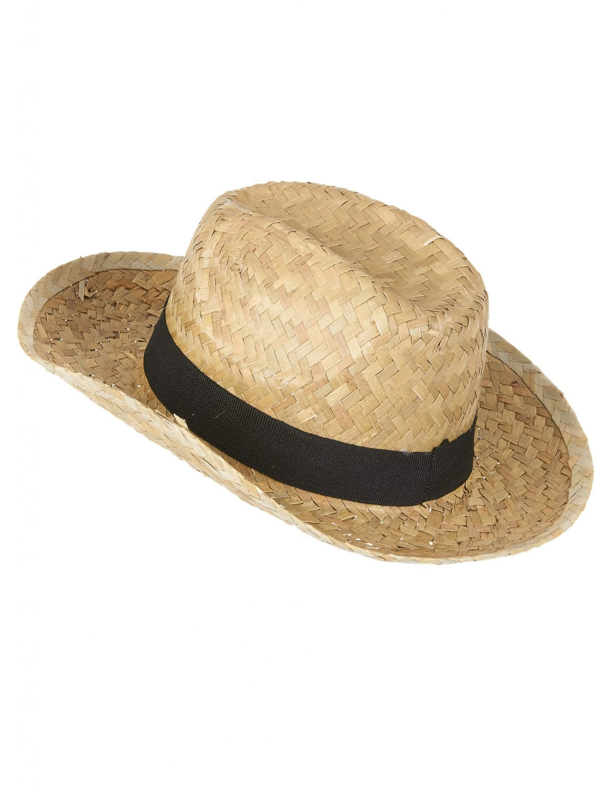 Olkanäkymä oljesta valmistetusta cowboy-hatusta