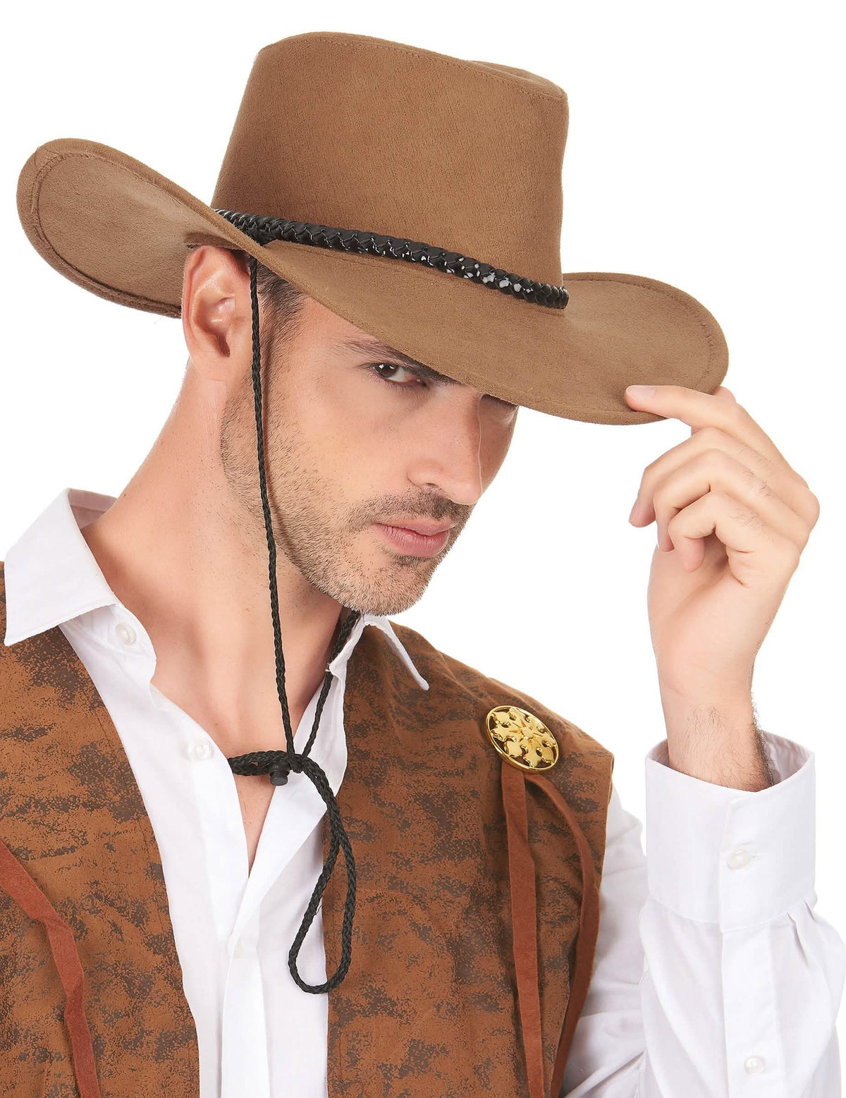Sivukuva luksus cowboy-hatusta aikuiset