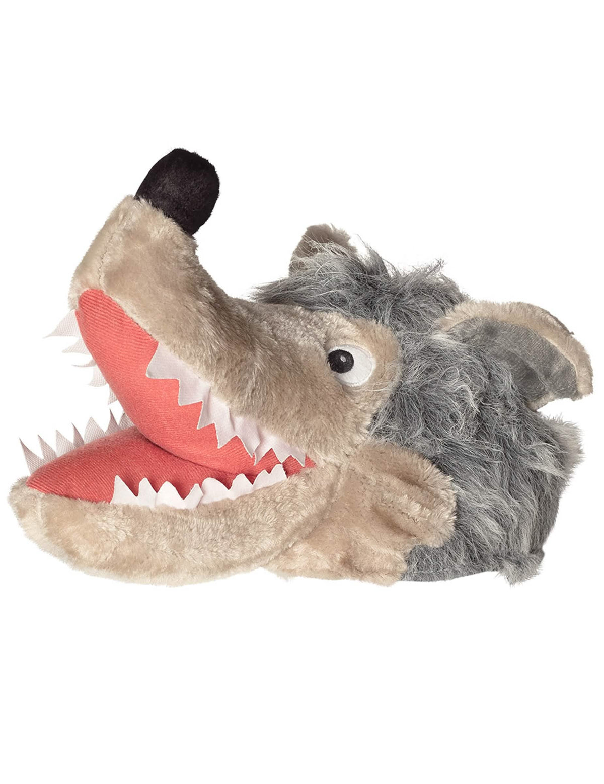 Vue de profil du chapeau loup pour adulte