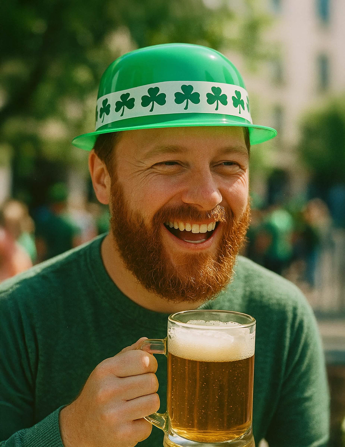 Etunäkymä Saint Patrickin keilahatusta