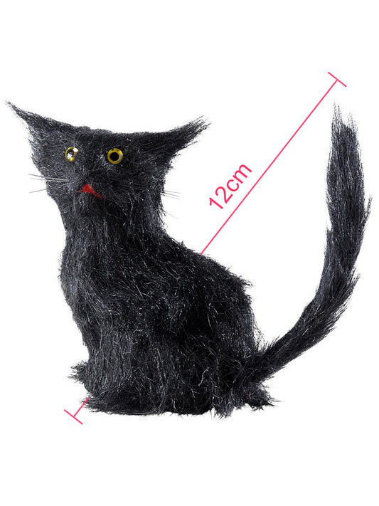 Dimensions du chat noir Halloween pour décoration