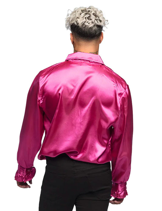 Vue de dos de la chemise disco pour homme