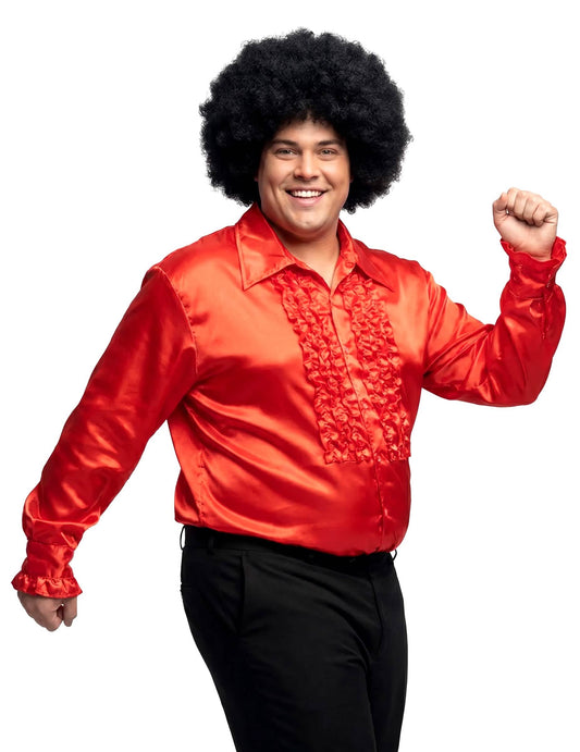 Miehen punainen discopaita