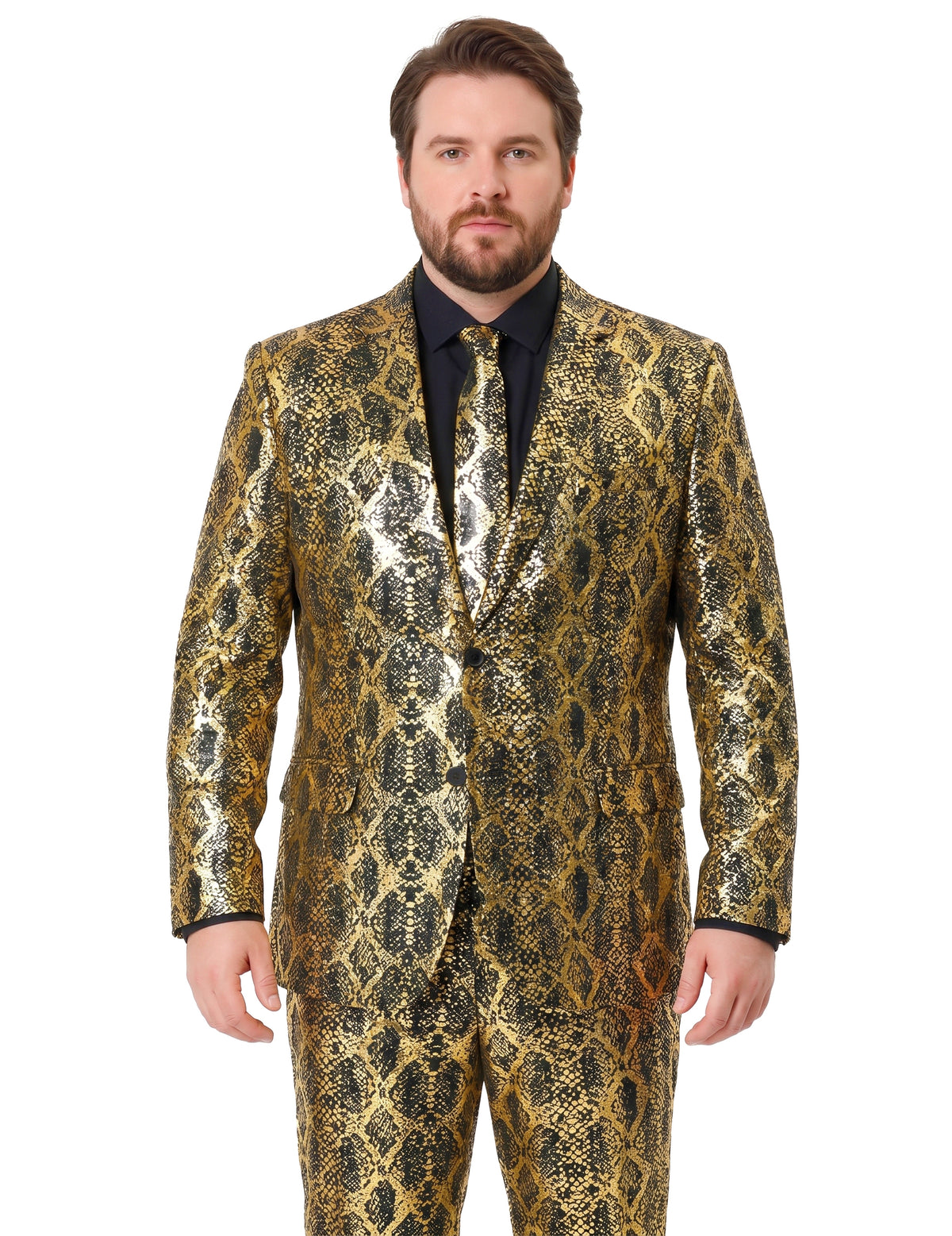 Kiiltävä käärme puku aikuinen Opposuits™