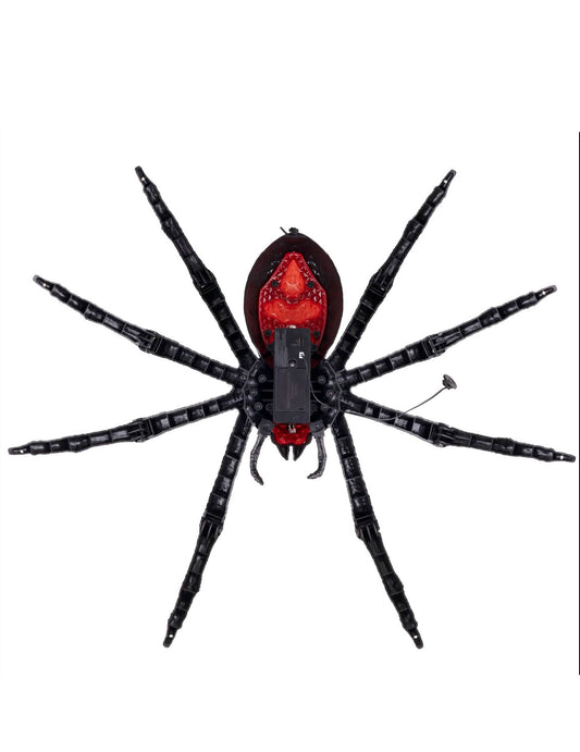 Ääni- ja valokoriste musta tarantella 70 x 15 x 42 cm