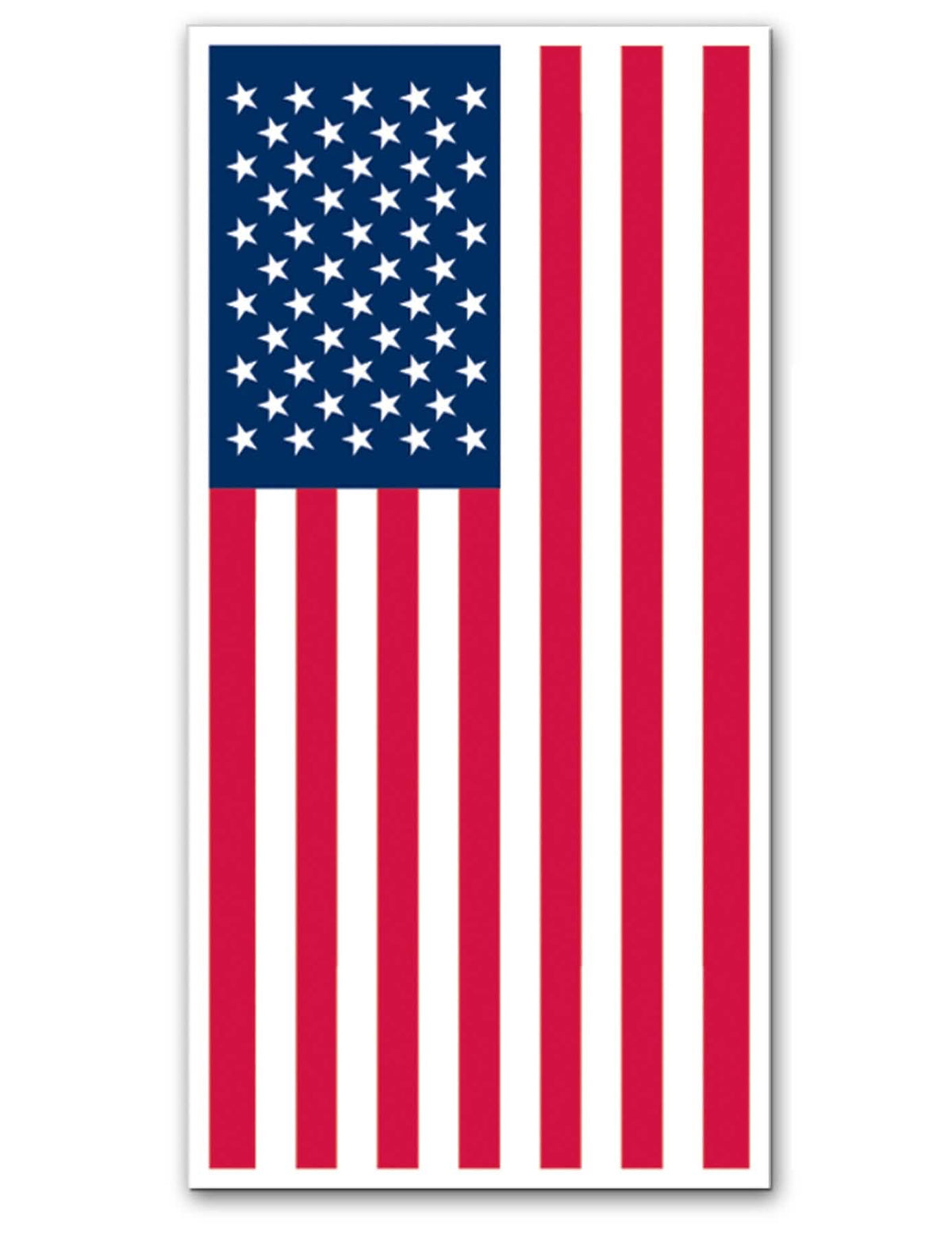 Ovikoriste juhlaan USA amerikkalaisen lipun kuviolla sininen valkoinen punainen