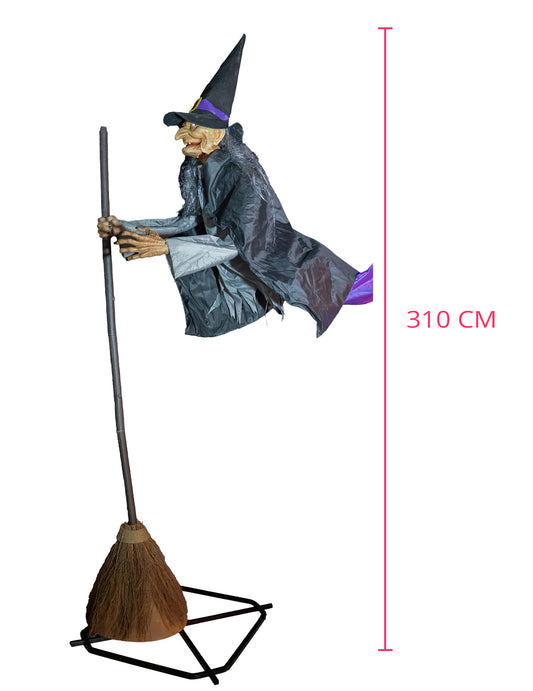 Lentävä noita-valokoriste 3m10