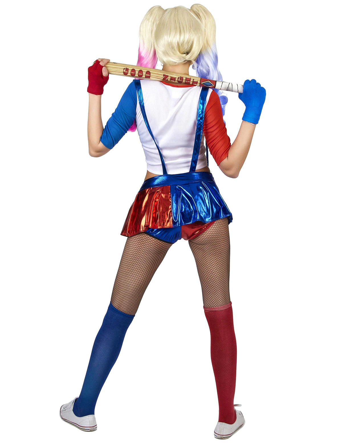 Dady's lil' Devil - Naisten harlekiini-asu Halloweenjuhliin