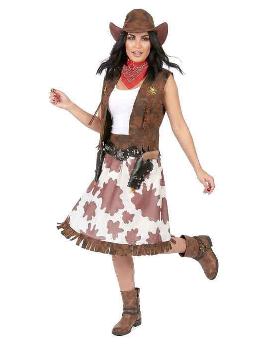 Aikuisten Cowgirl-asu