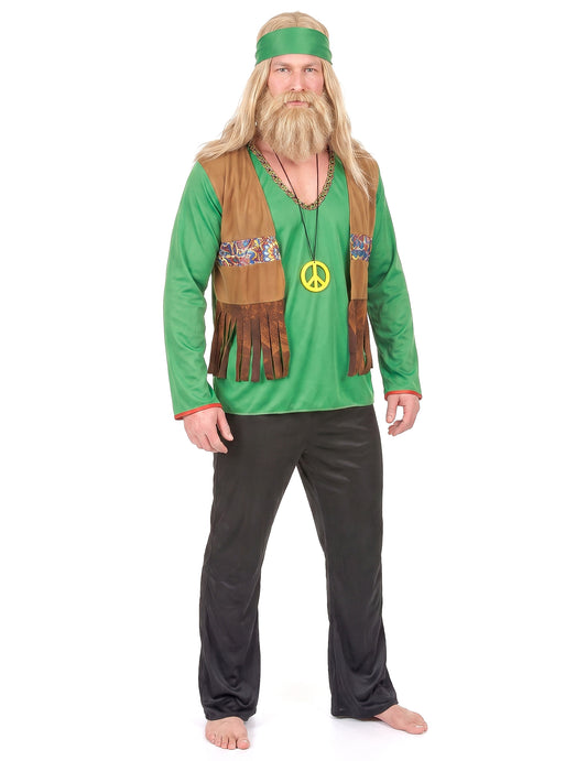 Vihreä hippiasu