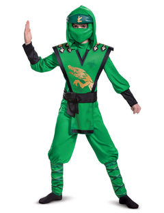 Vihreät ninja-puvut lapsille
