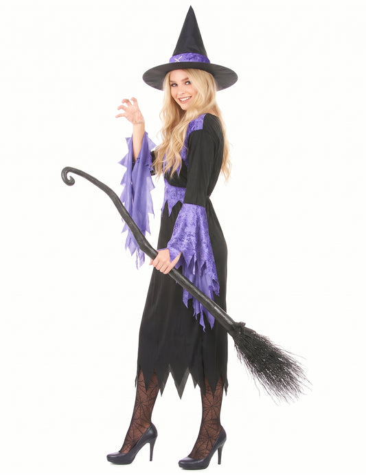 Lila lentäjä - Naisten Halloween-noidan asu