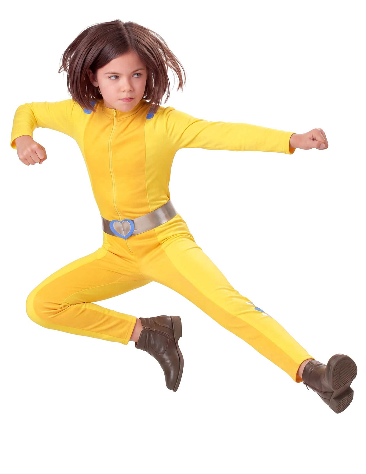 Vue de face en mouvement du déguisement Totally Spies™ Alex pour fille