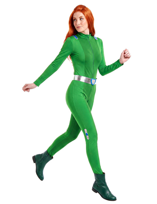 Totally Spies™ vihreä Sam-naamiaisasu naisille