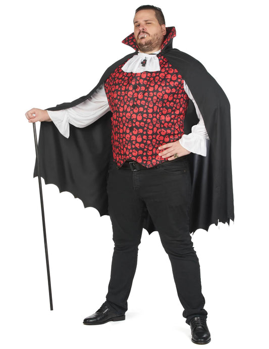 Suurikokoinen aikuisten halloween-vampyyripariskunnan puku