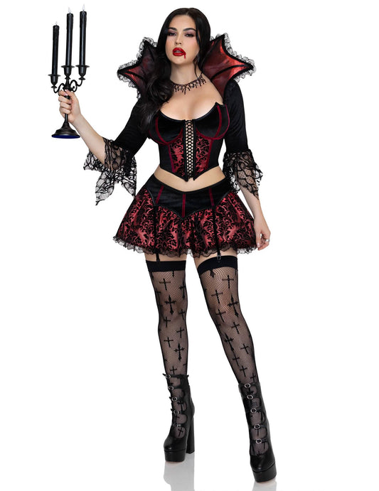Seksikäs barokki-vampyyriasu naisille