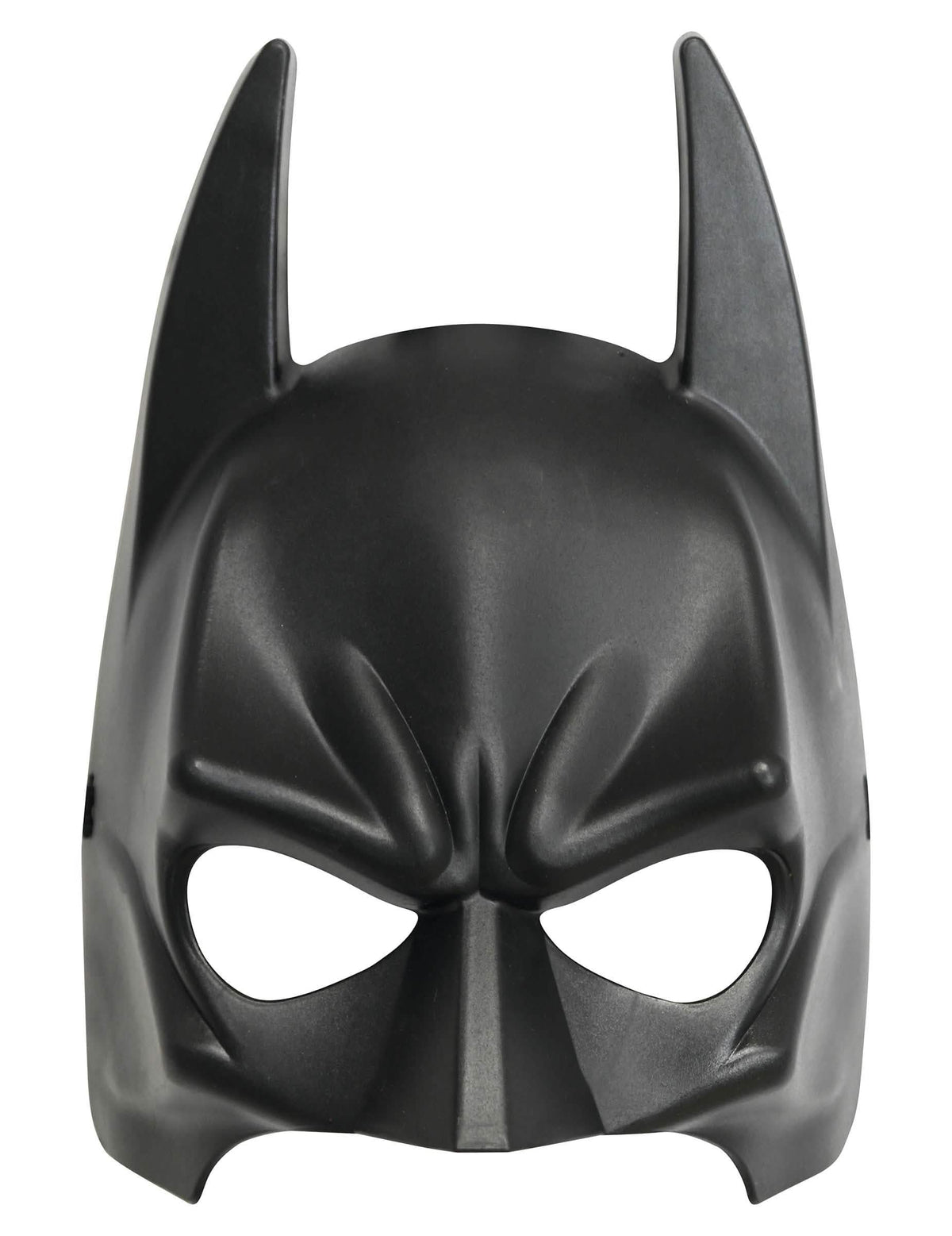 Vue de face du demi masque PVC Batman pour enfant