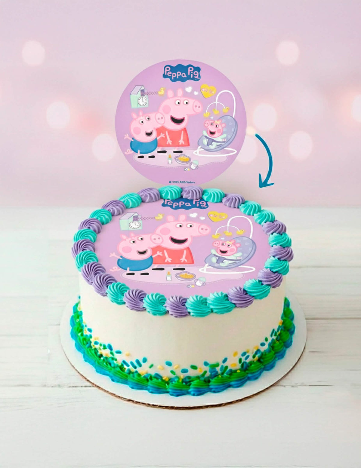 Peppa Pig™ New Baby kakkukuva 20 cm