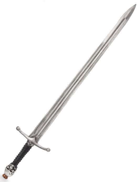 Vue de profil de l'épée de chevalier