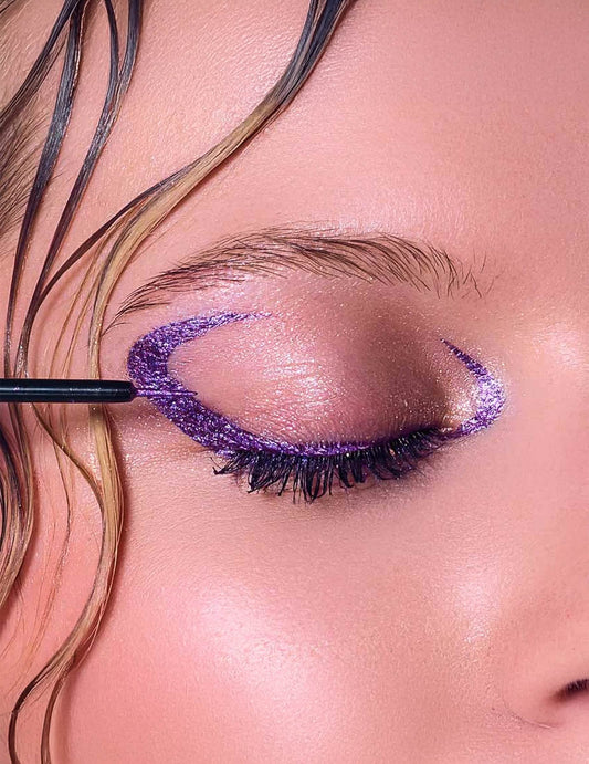 Violetti kimalle-eyeliner Si si la paillette™