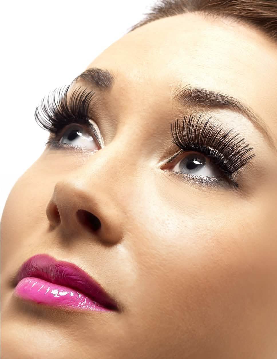 Faux cils courts pour adulte noirs