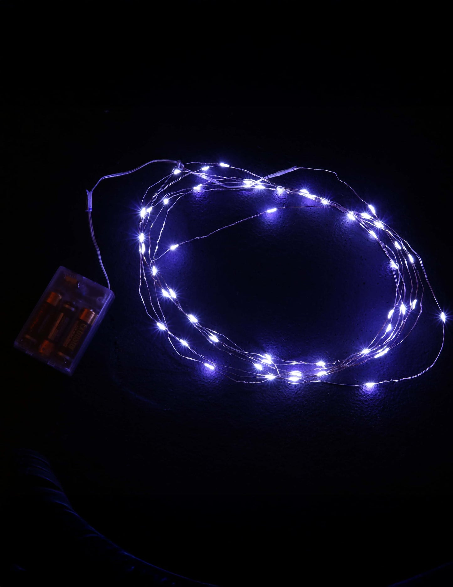 Guirlande lumineuse pour décoration blanche à piles