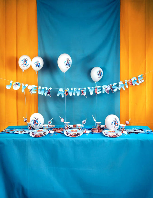 Paperinen Hyvää syntymäpäivää -viirinauha Naruto Shippuden™ 250 x 16 cm