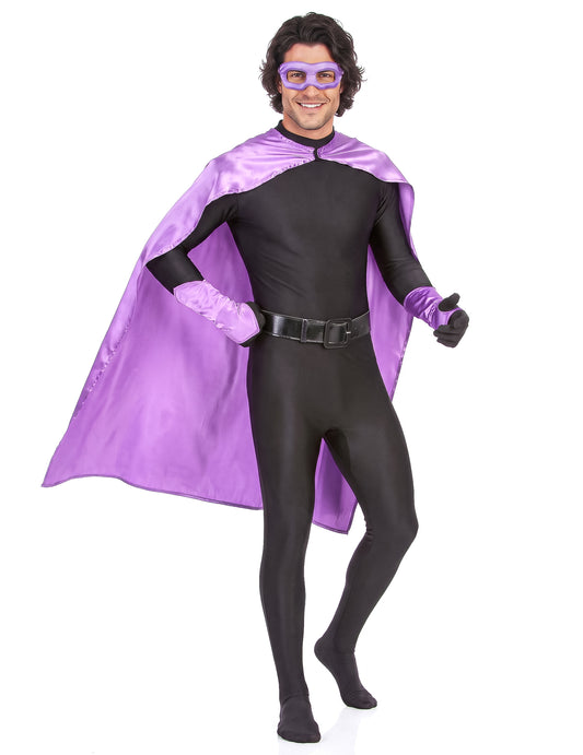 Aikuisten violetti supersankarisetti