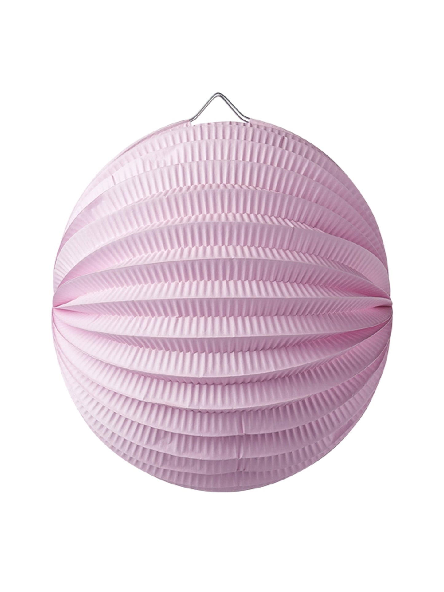 Lampion boule pour décoration rose en papier épais