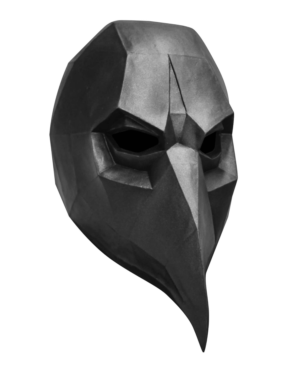 Korppanaamio low poly aikuisille musta