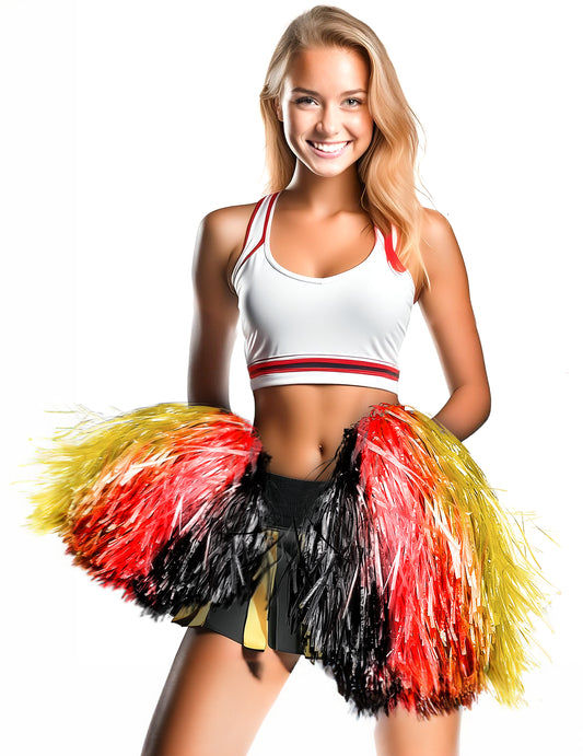 Mise en situation du pompon supporter Allemagne