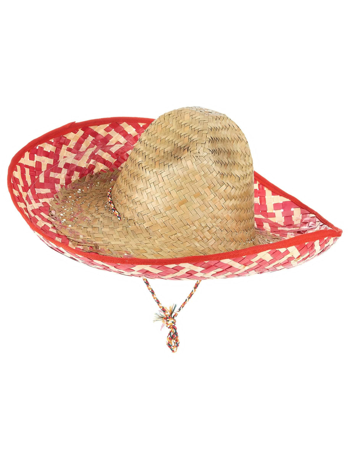 Meksikolainen punainen sombrero-hattu aikuisille