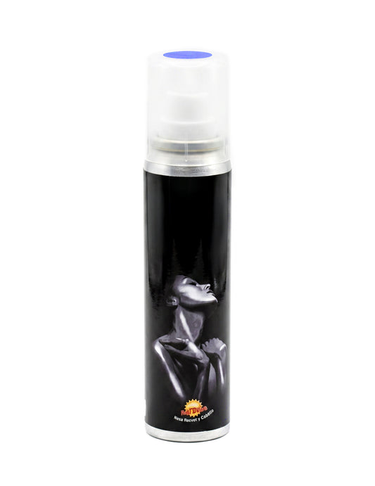 Blå glitterspray til kroppen 75 ml